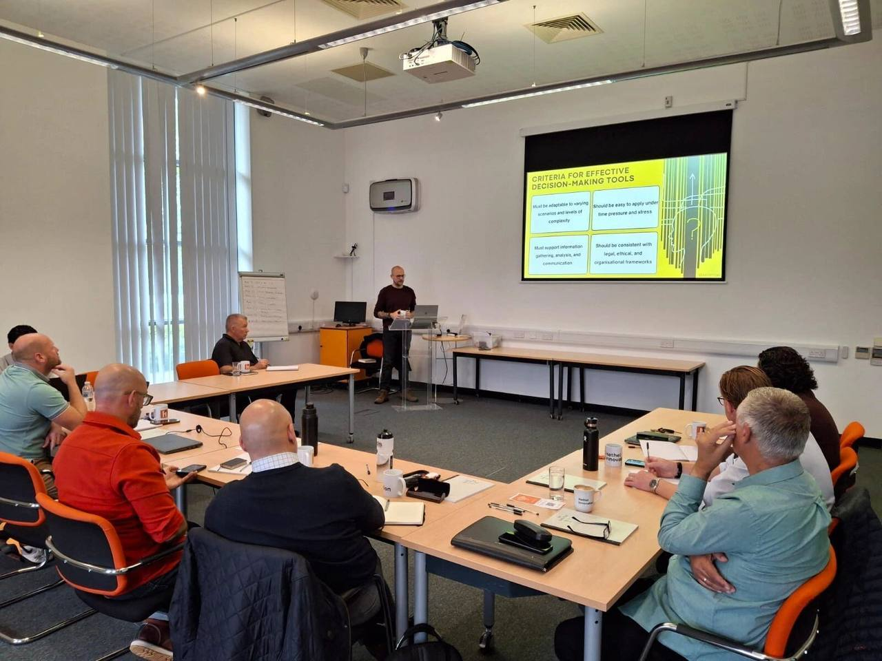 Counter terrorism training course delivered in a classroom setting